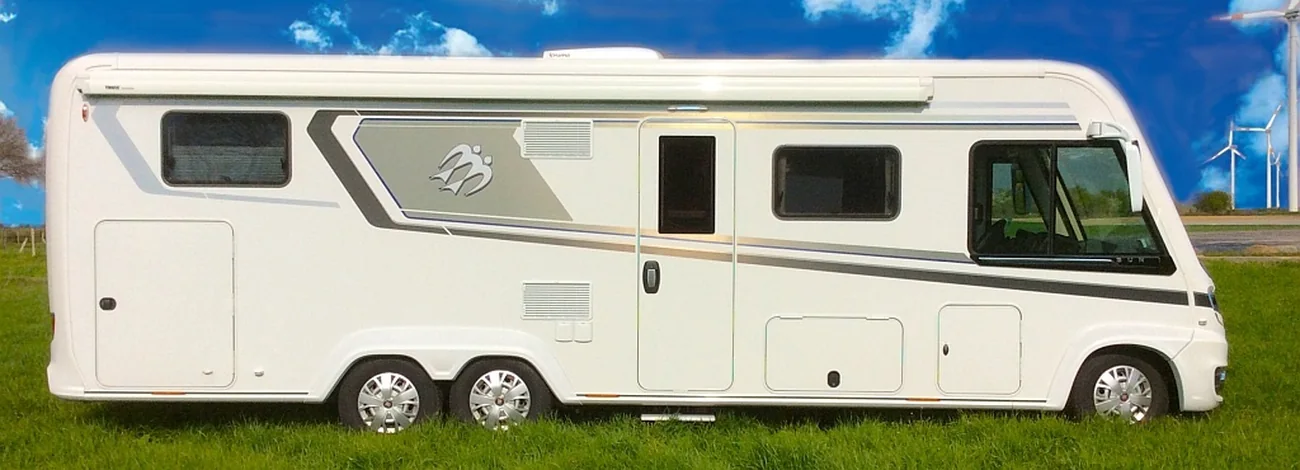 Knaus Sun camper, zijaanzicht